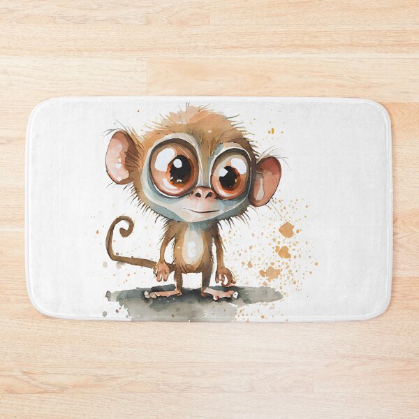 Item preview, Cheeky Monkey Cute Watercolor Monkey Design designed and sold by CGSGraphics.