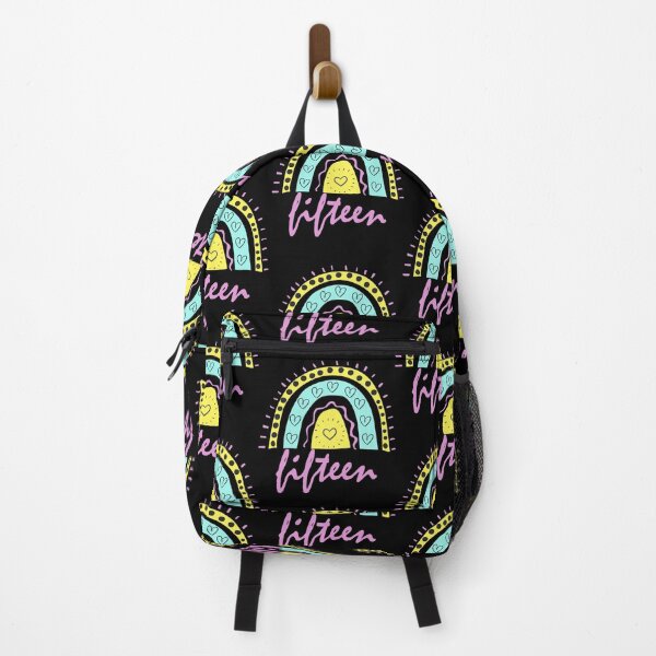Item preview, Fifteen Year Old Fifteenth Birthday Cute Fun Doodle Boho Rainbow designed and sold by LadySaltwater.