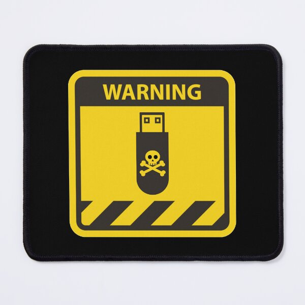 Item preview, Warning not to use USB Pen Drive - USB Flash Drive - Virus V2 designed and sold by clubtee.