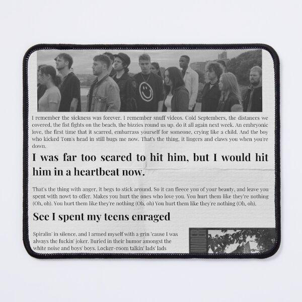 Item preview, Sam Fender 17 Going Under Newspaper Print designed and sold by ke19obri.