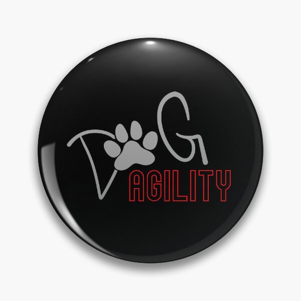 Item preview, Dog agility in red and gray designed and sold by PausePapote.