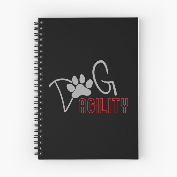 Item preview, Dog agility in red and gray designed and sold by PausePapote.
