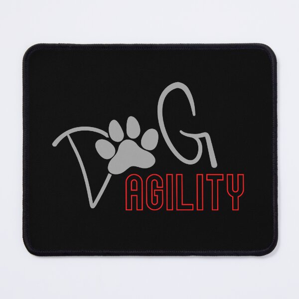 Item preview, Dog agility in red and gray designed and sold by PausePapote.