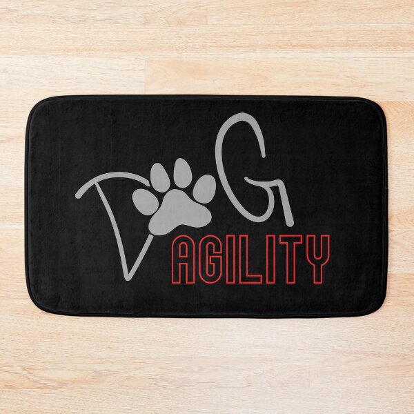 Item preview, Dog agility in red and gray designed and sold by PausePapote.
