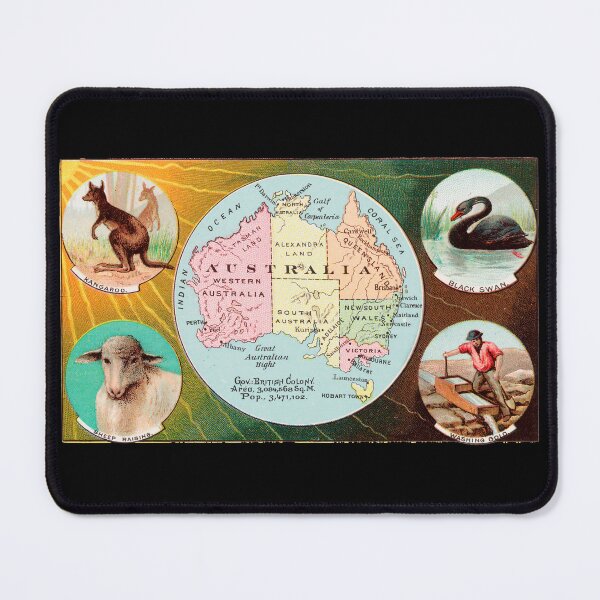 Item preview, Beautiful Vintage Print Australia 1889 designed and sold by Julio Benitez.