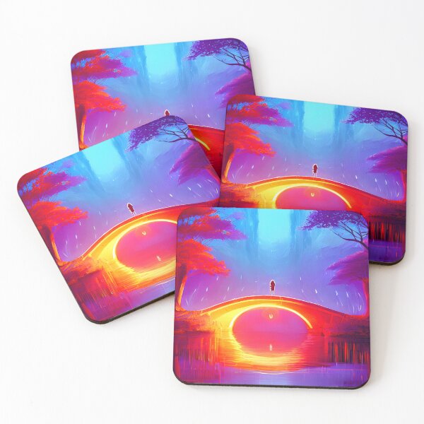 Item preview, Sunset Bridge designed and sold by AbstractlyArt.