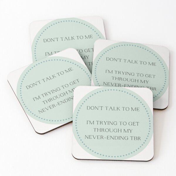 Item preview, Don't Talk To Me. I'm Trying To Get Through My Never-Ending TBR designed and sold by TheBookRealm.