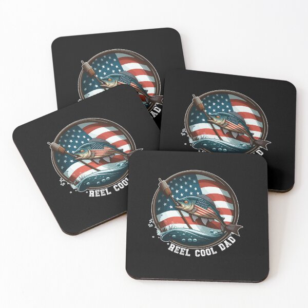 Item preview, Vintage Usa Flag Fathers Day Fishing Reel Cool designed and sold by vectrus.