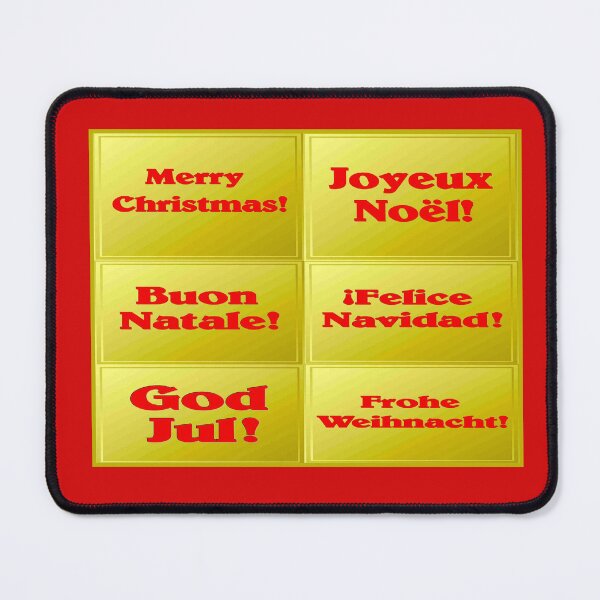 Item preview, MERRY CHRISTMAS : Multiple Language Print designed and sold by posterbobs.