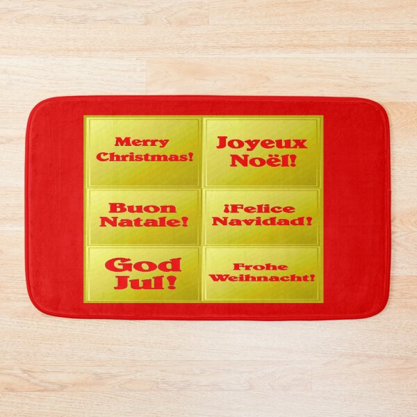 Item preview, MERRY CHRISTMAS : Multiple Language Print designed and sold by posterbobs.