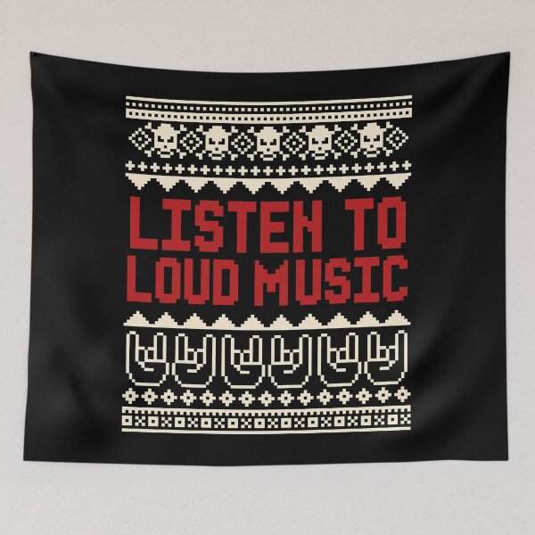 Item preview, Ugly Sweater Heavy Metal designed and sold by NerdyCotton.