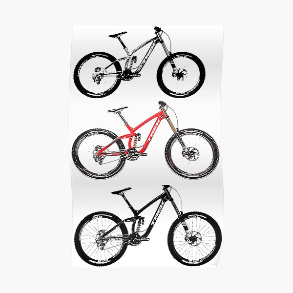 Poster Mountainbike Redbubble