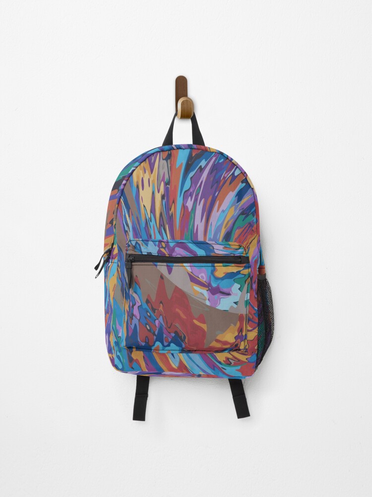 Thumbnail 1 of 3, Backpack, vortex pattern designed and sold by siddeli.