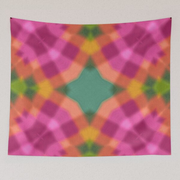 Item preview,  UNFORGETTABLE WEST INDIAN CHRISTMAS SOUVENIRS - UNIQUE ABSTRACT GEOMETRIC CARIBBEAN 3D PATTERN PAINTING - GREAT INNOVATIVE DESIGN OF TRADITIONAL GUADELOUPE MADRAS - I LOVE GUADELOUPE GWADA KARUKERA. designed and sold by Ralek.