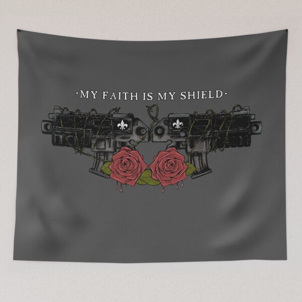 Item preview, Guns and Roses designed and sold by SideQuest - Scribbled Chaos!.