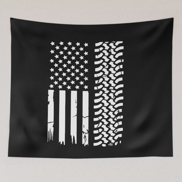 Item preview, USA Flag Patriotic Offroad Tracks designed and sold by henrydy.