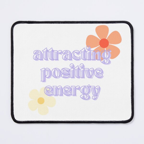 Item preview, Attracting Positive Eergy Purple Text with Flowers designed and sold by YenaRay.
