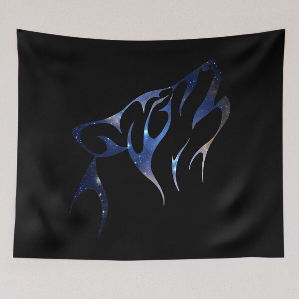 Item preview, Galaxy Tribal Wolf designed and sold by MMwolfdogden.