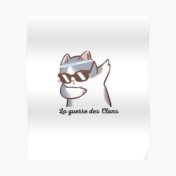 Chapeau La guerre des clans- T-shirt La guerre des clans-Cadeau de lecture Poster