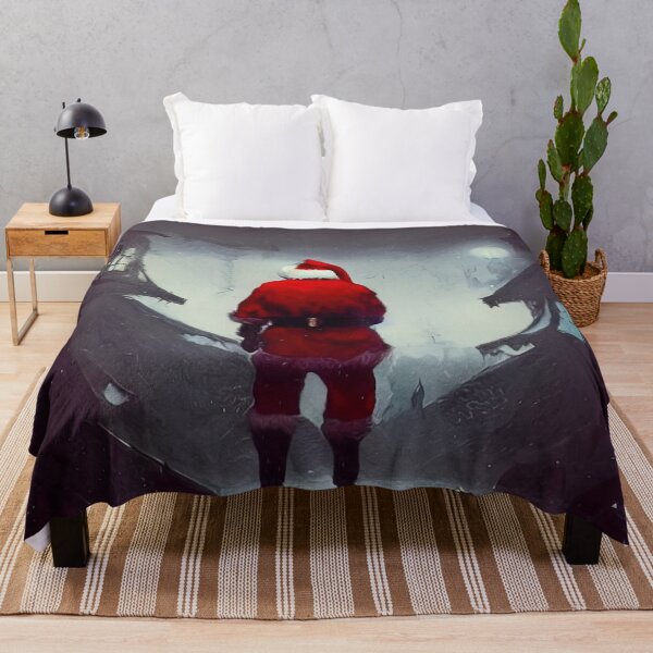 Item preview, Santa claus standing outside painting designed and sold by SinghVillasra.