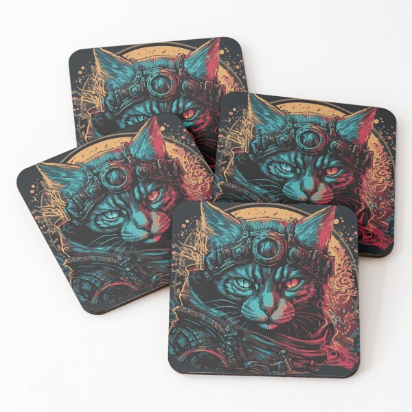 Item preview, Steampunk Rebel Cat designed and sold by fantasy-cats.