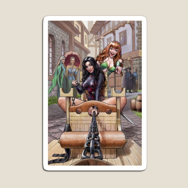 Item preview, Thora and Gretchen at the Pillory designed and sold by jackscomics.