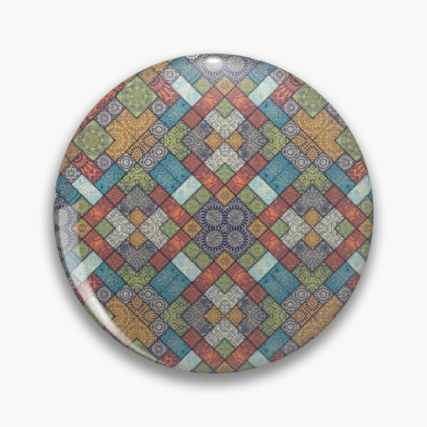 Item preview, Sarilmak Patchwork Colorful detail of quilt   designed and sold by GaganWalla.