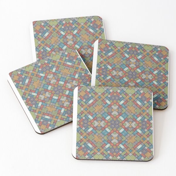 Item preview, Sarilmak Patchwork Colorful detail of quilt   designed and sold by GaganWalla.