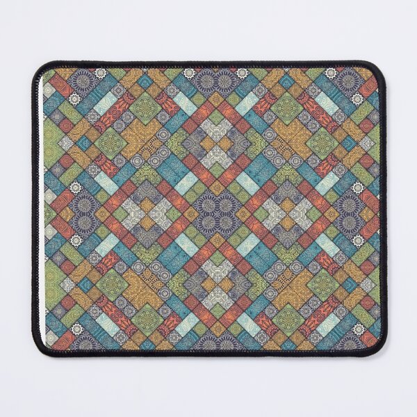 Item preview, Sarilmak Patchwork Colorful detail of quilt   designed and sold by GaganWalla.