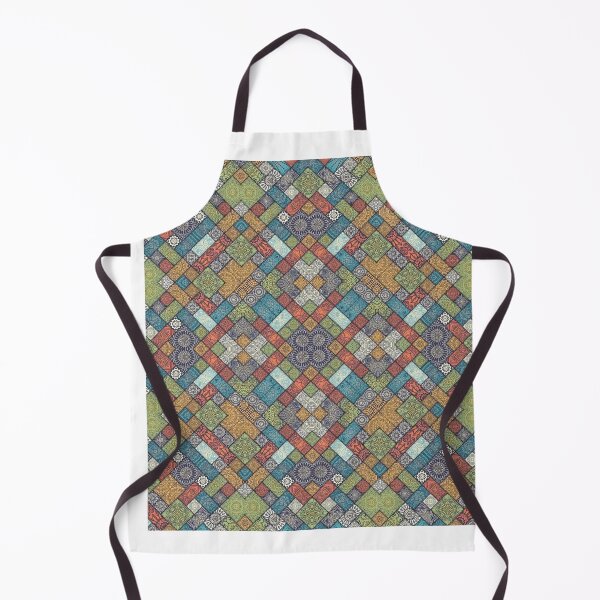 Item preview, Sarilmak Patchwork Colorful detail of quilt   designed and sold by GaganWalla.