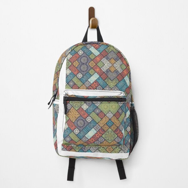 Item preview, Sarilmak Patchwork Colorful detail of quilt designed and sold by GaganWalla.