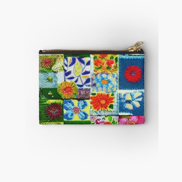 Item preview, Sarilmak Patchwork Colorful detail of quilt   designed and sold by GaganWalla.