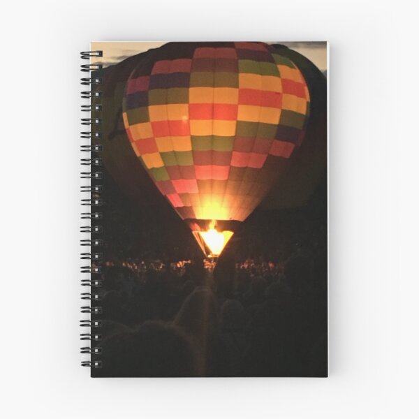 Item preview, hot air balloon takeoff at sunset designed and sold by Sammi-Design.