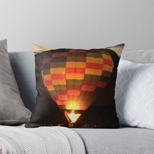 Item preview, hot air balloon takeoff at sunset designed and sold by Sammi-Design.