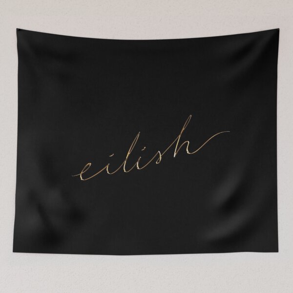 Item preview, eilish fragrances gold cursive designed and sold by kellybubble.