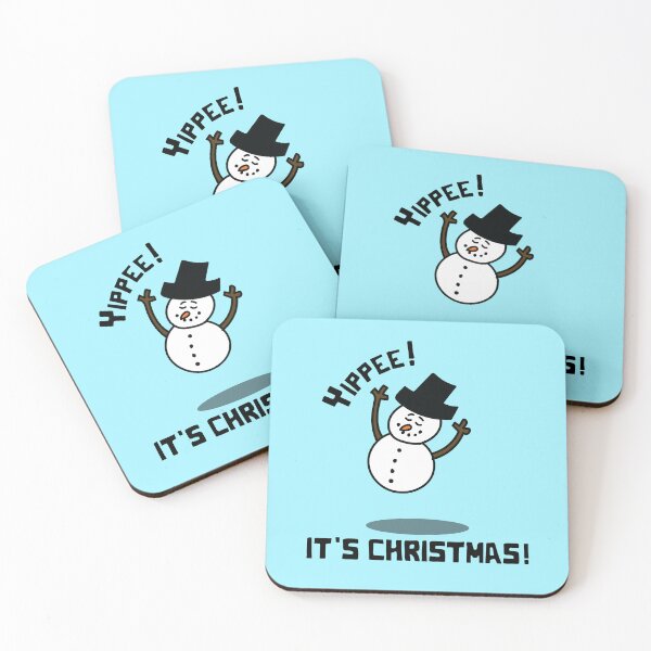 Item preview, Snowman Yippee! It's Christmas! designed and sold by Sketchypenface.