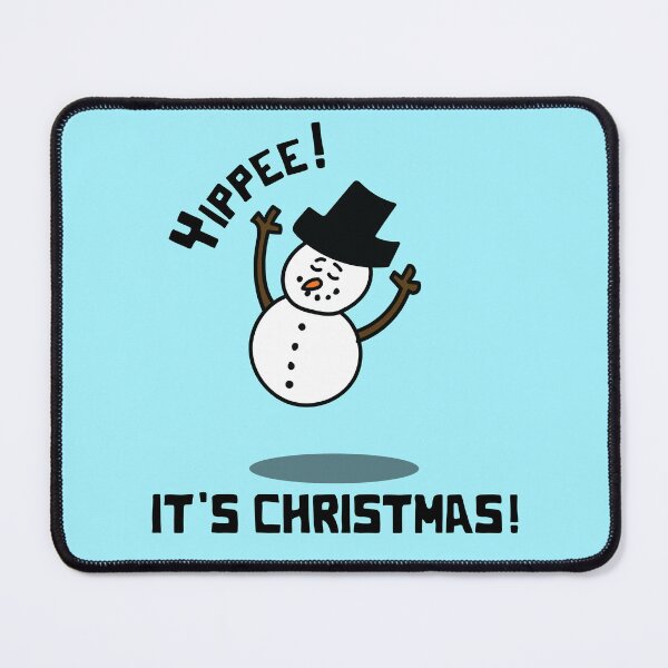 Item preview, Snowman Yippee! It's Christmas! designed and sold by Sketchypenface.