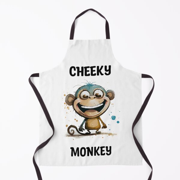 Item preview, Cheeky Monkey Cute Watercolor Monkey Design with Text designed and sold by CGSGraphics.
