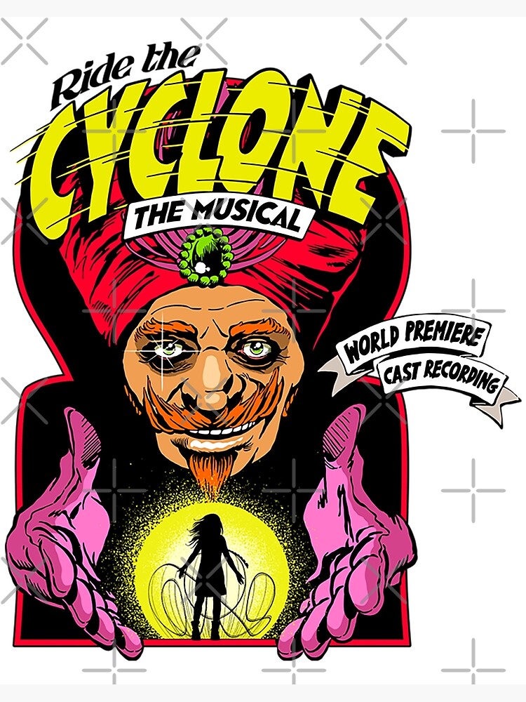 "Ride the Cyclone" Poster for Sale by PiArtist Redbubble