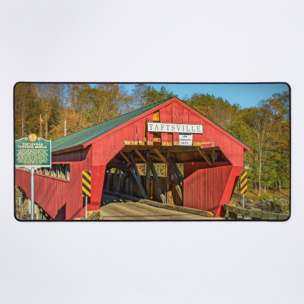Item preview, Taftsville Covered Bridge designed and sold by Viv Thompson Photography .