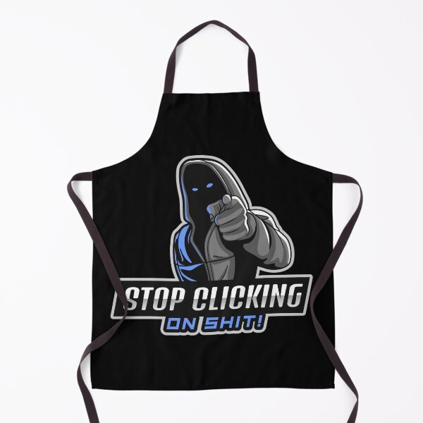 Item preview, Stop Clicking on Shit - Tech Humor - Blue  designed and sold by clubtee.