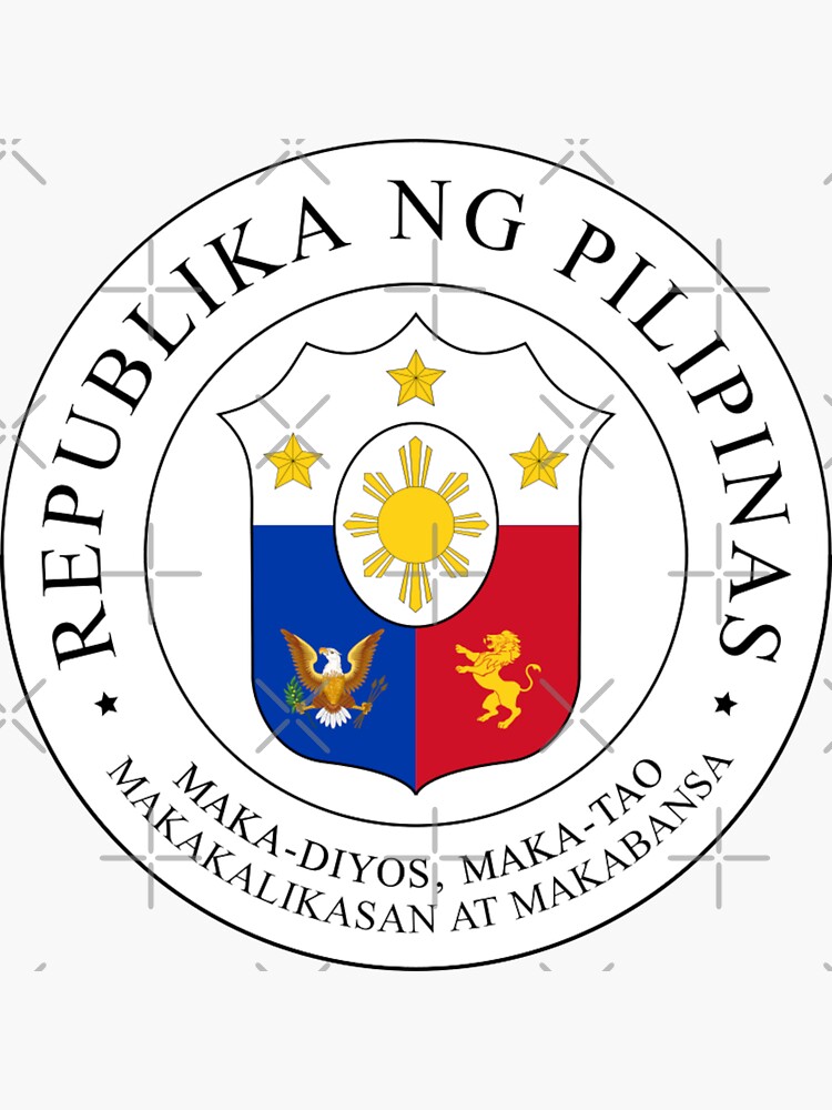 "Seal of the Philippines" Sticker for Sale by Shav Redbubble