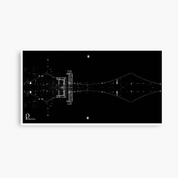 San Francisco Holiday Lights Canvas Print