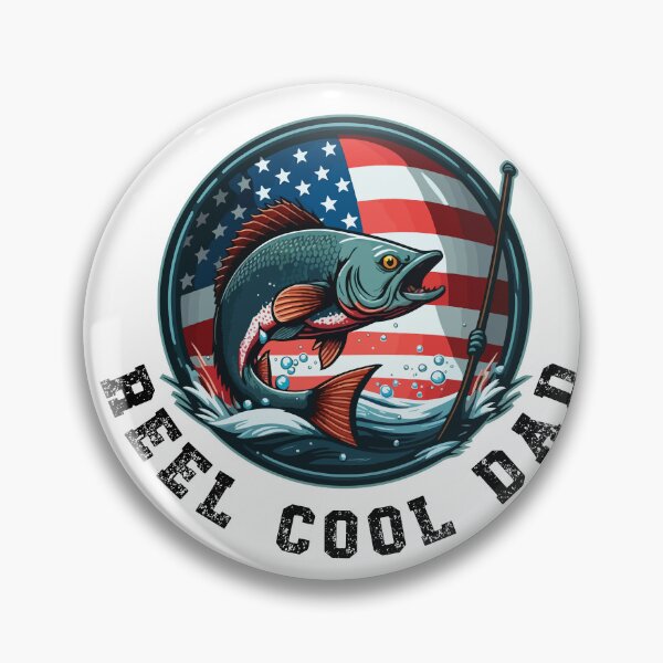 Item preview, Vintage Usa Flag Fathers Day Fishing Reel Cool black designed and sold by vectrus.