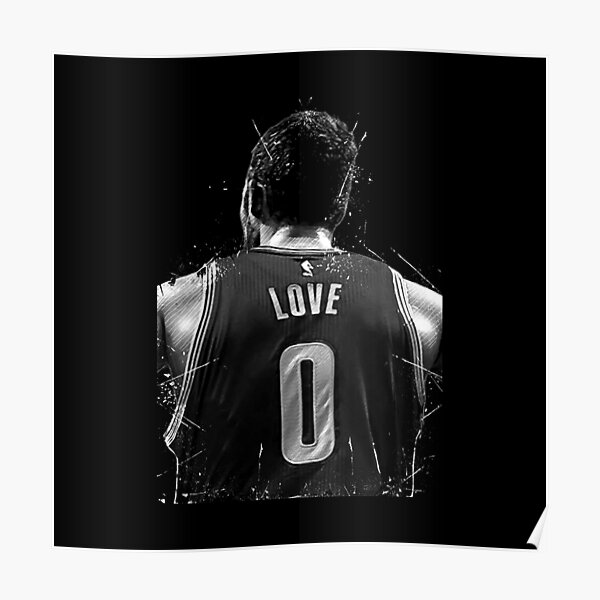 Kevin Love Basketball Paper Poster Cavaliers - Kevin Love - Sticker