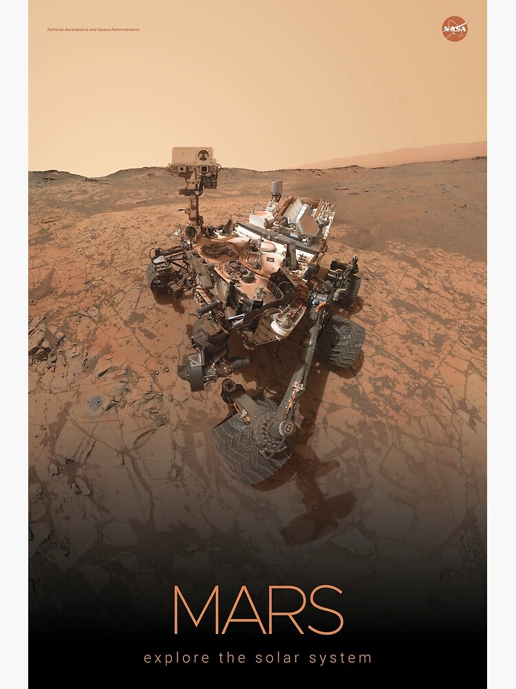 Mars - Explore the solar system Premium Matte Vertical Poster sold by ...