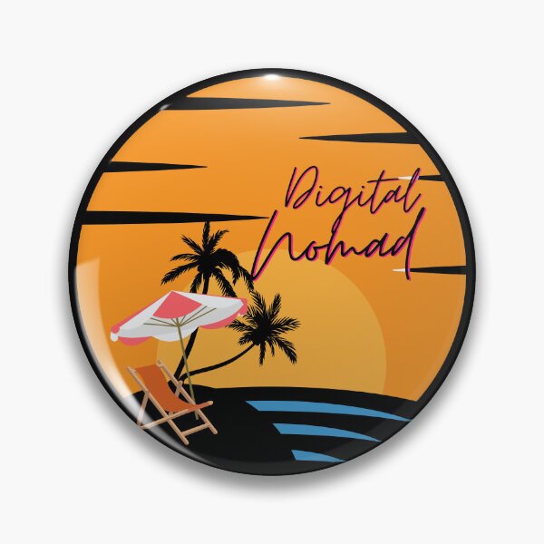 Item preview, Digital nomad lifestyle, working freely from a beach designed and sold by NoetherSym.