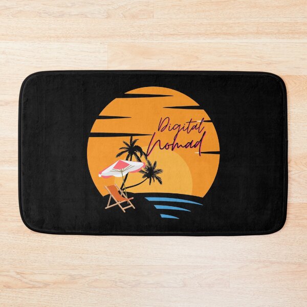 Item preview, Digital nomad lifestyle, working freely from a beach designed and sold by NoetherSym.