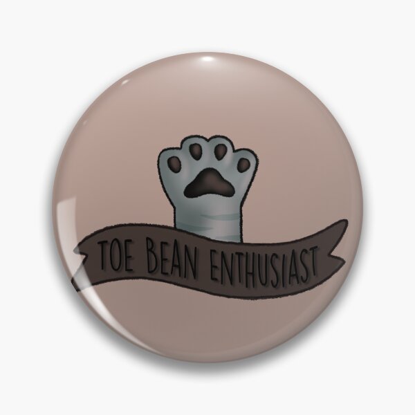 Item preview, Toe Bean Enthusiast Gray Tabby With Black Bean designed and sold by Zephyr-Studio.
