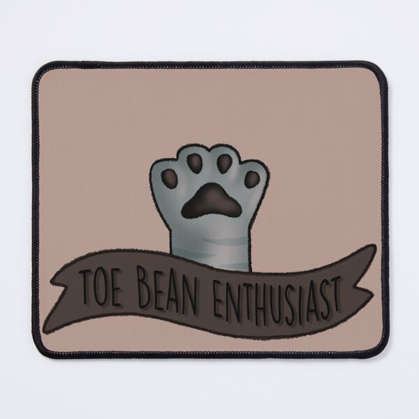 Item preview, Toe Bean Enthusiast Gray Tabby With Black Bean designed and sold by Zephyr-Studio.